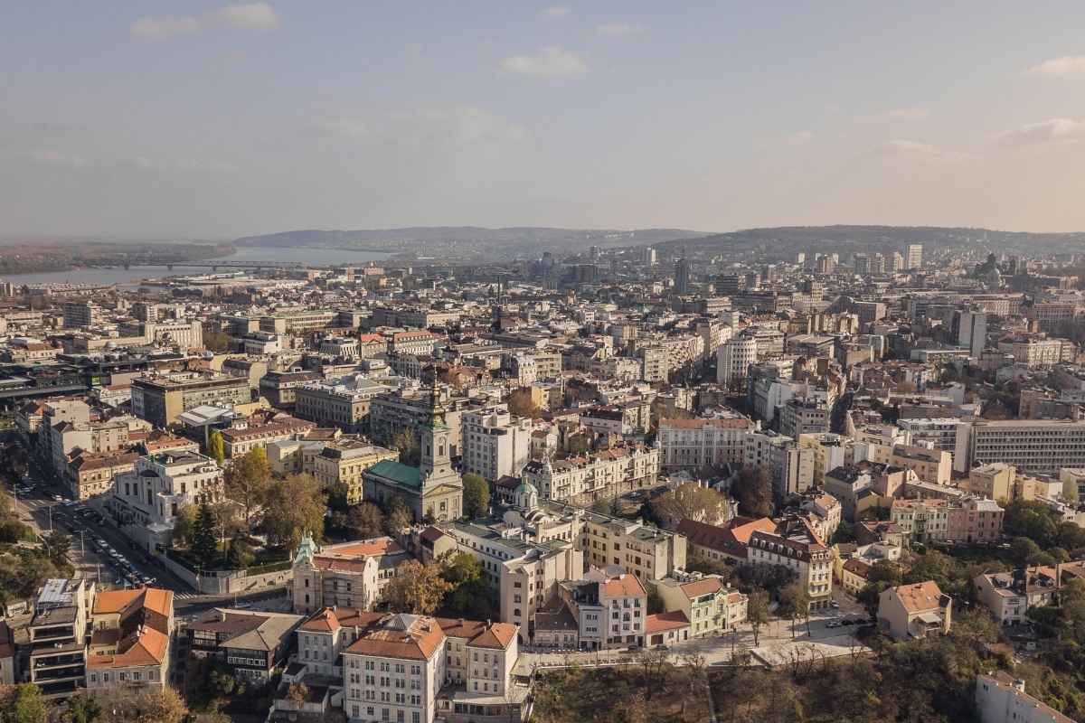 beograd iz drona